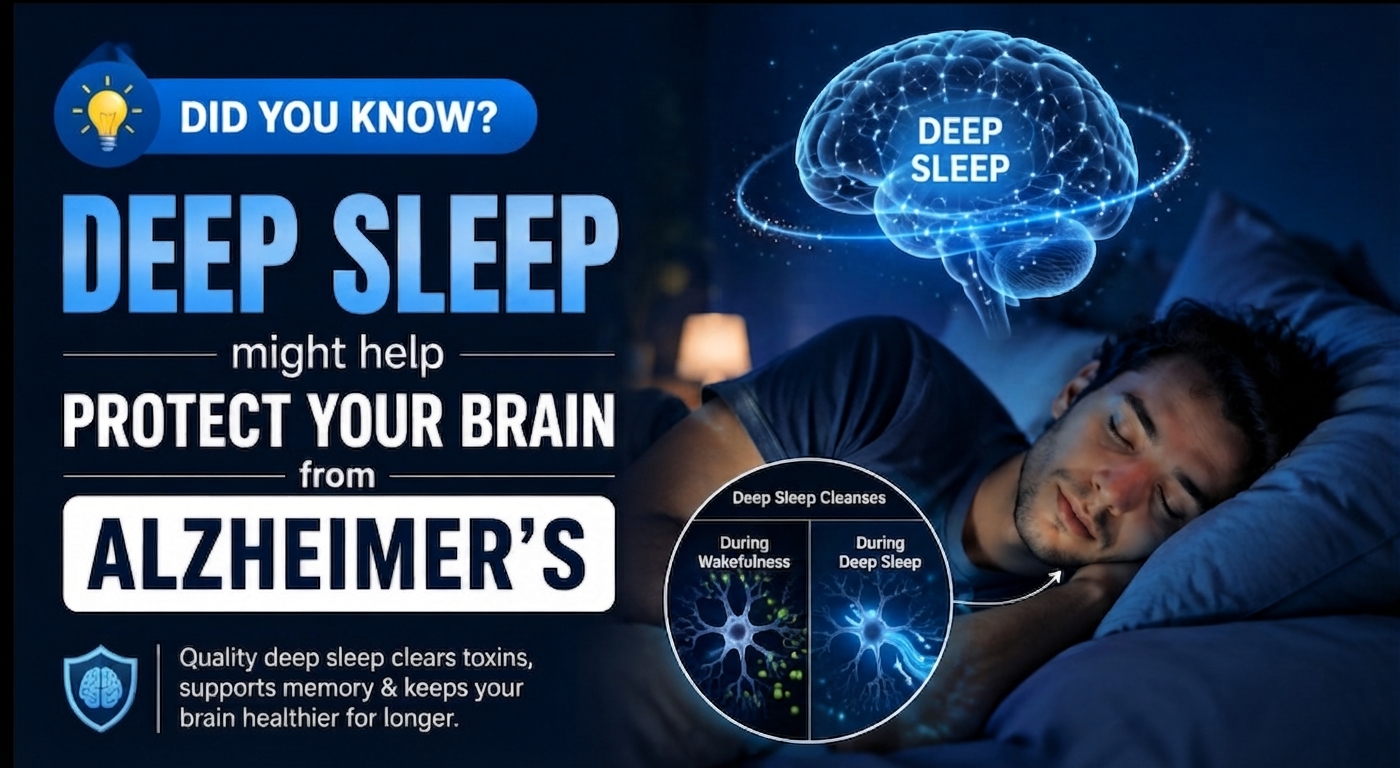 Did you know? Deep sleep might help protect your brain from Alzheimer's